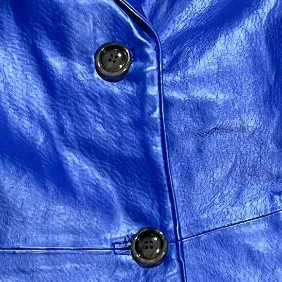 Guillaume Genuine Lined Purple Leather Jacket Sz 2xl - Picture 5 of 11